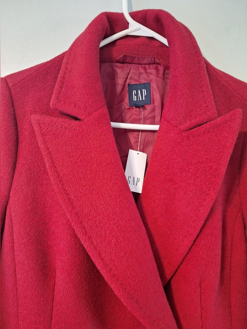GAP Chesterfield Coat - Sled Red - S - Picture 7 of 16